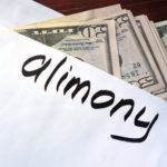 Envelope w:money and Alimony written on it