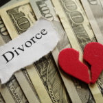 A heart with money:divorce