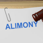 Paper that reads alimony